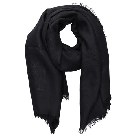 black Gucci scarf women